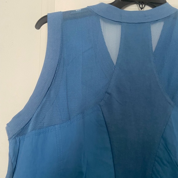 Blue Utility Dress with pockets - Picture 3 of 7